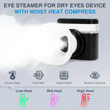 Eye Steamer for Dry Eyes Relief,Portable Electric Heated Steam Therapy Wand Machine with Moist Heat for Natural Tears Restore,Dry Eye Mist Sprayer