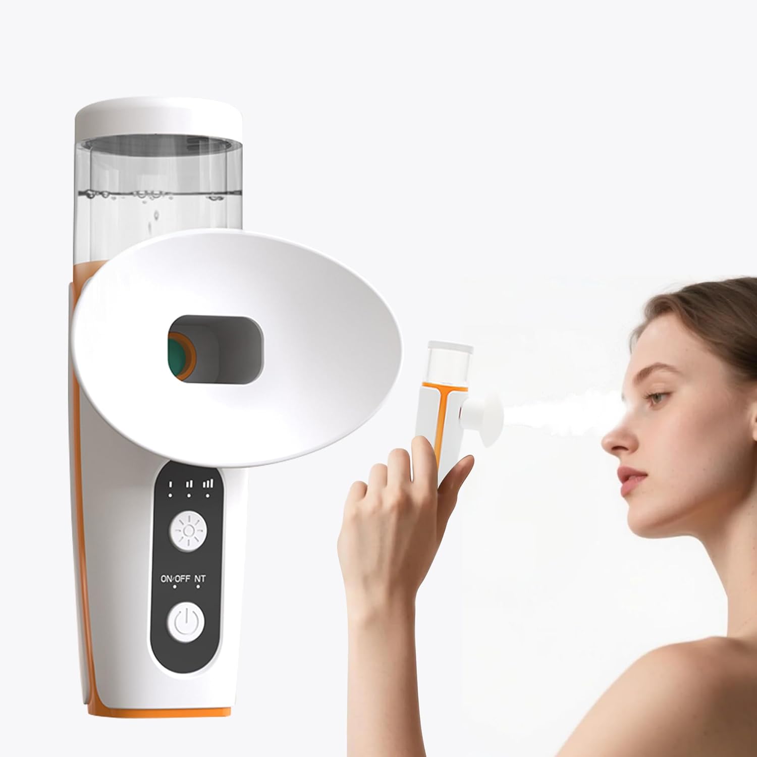 Heated Nano Mist | Eye and Face Humidifier | Face Steamer | Nano Steam Therapy for Dry and Tired Eyes | USB-C Charging, Office and Travel Portable