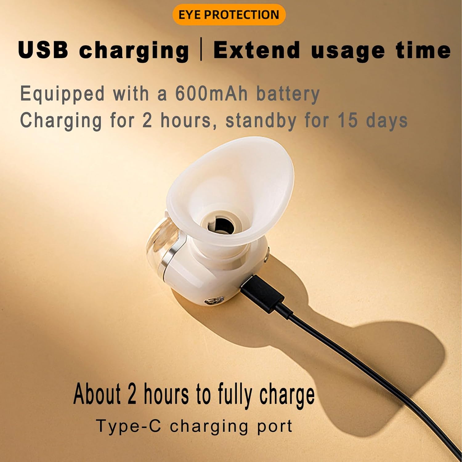 Heated Eye Sprayer for Dry Eyes Relief Mist Steamer Portable Warm Compress Eyes Mister for Eyelid,Eye Skin SPA Eye Steam Relief Dry Eyes