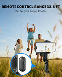 Gadget Gimbal Stabilizer 1Axis for iPhone/Cell Phone/Smartphone/Android with Remote Control&Light, Portable Gimbal Tripod Auto Balance Handheld