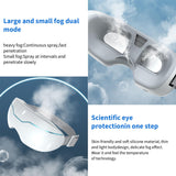 Eye Steamer for Dry Eye,Portable Warm Compress for Eyelid with 2 Levels Adjustable Steam，with Heated and Warm，Relieves Dry Eyes, Stye, and Puffiness