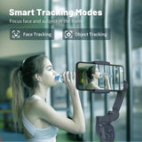 Gimbal stabilizer for iPhone, Phone Stabilizer for Video Recording with Face/Object Tracking, 3-Axis Gimbal for Android & iPhone 15 Pro