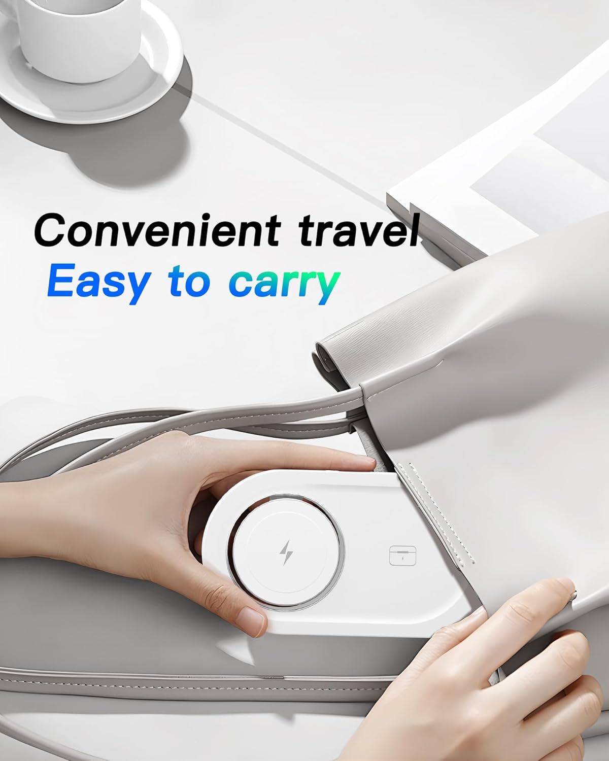 Upgraded 3 in 1 Wireless Charging Station for Apple Devices, Fast Charger Stand, Magnetic Charger Station for iPhone 17/16/15/14/13/12 Series