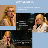 Eye Steamer for Dry Eye,Portable Warm Compress for Eyelid with 2 Levels Adjustable Steam，with Heated and Warm，Relieves Dry Eyes, Stye, and Puffiness